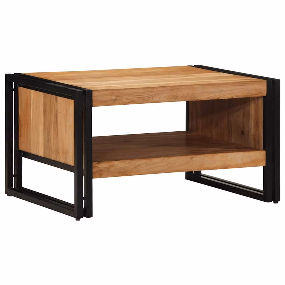 Berkfield Home Durable Acacia Wood Coffee Table in Brown, W/D/H: 70 x 50 x 38 cm – 2
