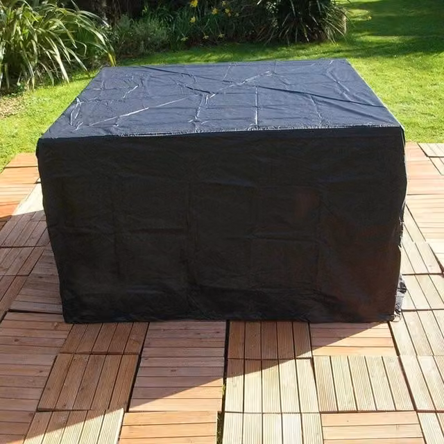 KORVIXA Modular Corner Sofa Furniture Set Cover in Black, W/D/H: 100 x 100 x 75 cm – 1