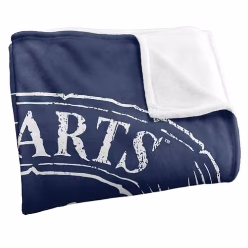 LOGOVISION Harry Potter Hogwarts School Crest Super Soft Fleece Throw Blanket, Multicolour, W: 152.4 cm, D: 127.0 cm – 2