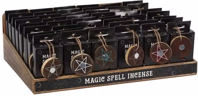 KDMK Set of 48 Magic Spell Incense Cones, Black
