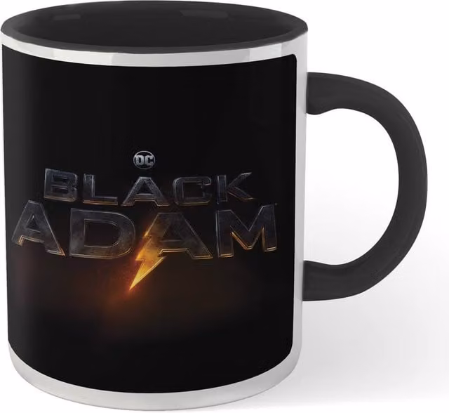 Zavvi Black Adam Logo Ceramic Mug in Black, 300ml