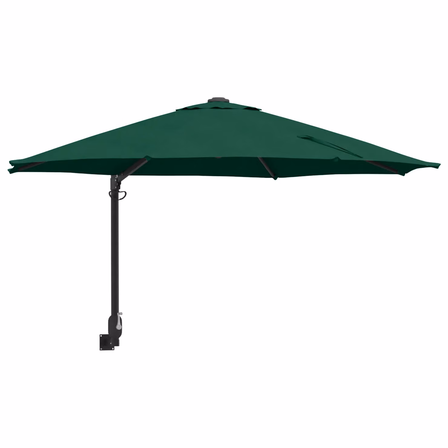 Berkfield Home Large Tiltable Green Patio Umbrella with Metal and Polyester Construction, W/D/H: 248 x 248 x 148 cm – 2