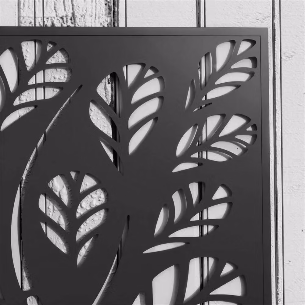 SPETLEK Black Metal Raised Garden Bed with Trellis and Galvanised Steel Elevated Planter Box – 6