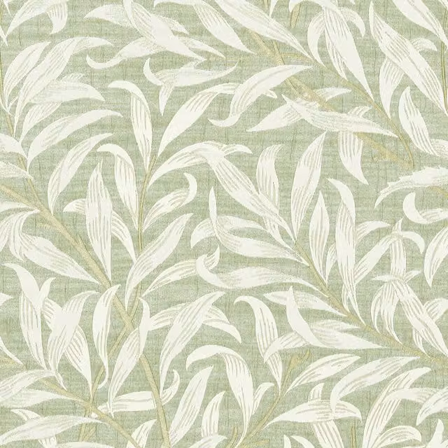 William Morris Willow Boughs Jacquard Fabric in Green