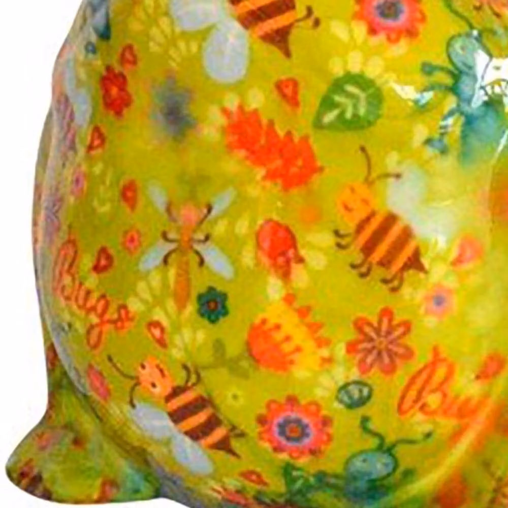 Pomme Pidou Freddy Ceramic Frog Kitchen Utensil Holder with Wooden Utensils in Green and Multicolour – 2