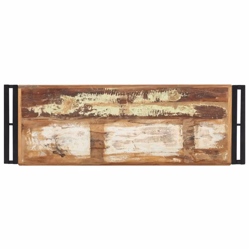 Berkfield Home Industrial Console Table in Brown Solid Reclaimed Wood, W/D/H: 90 x 30 x 75 cm – 2