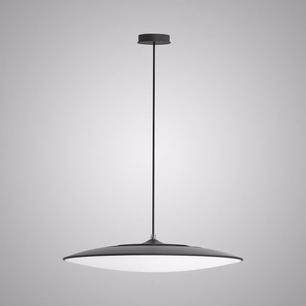 Netlighting Slim Round LED Pendant Light, Black, 46 cm, 50W, 4000K, 4300lm – 2