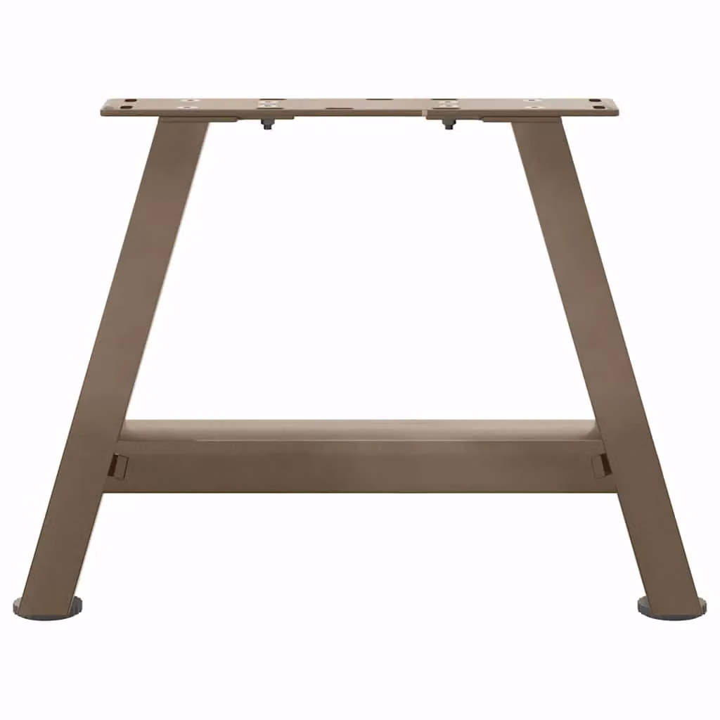 Berkfield Home A-Shaped Steel Coffee Table Legs, 2 Pieces, Black, H: 30 cm x W: 30 cm – 4
