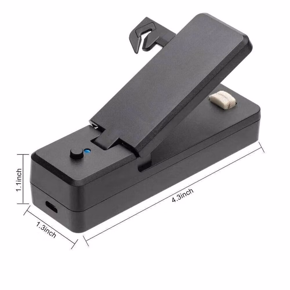 VOGREX Mini Handheld Plastic Food Bag Sealer in Black – 2