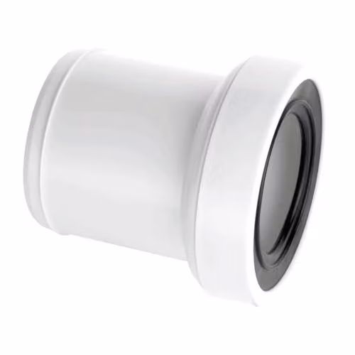 McAlpine White Plastic Straight Telescopic WC Socket Pipe Connector – 3