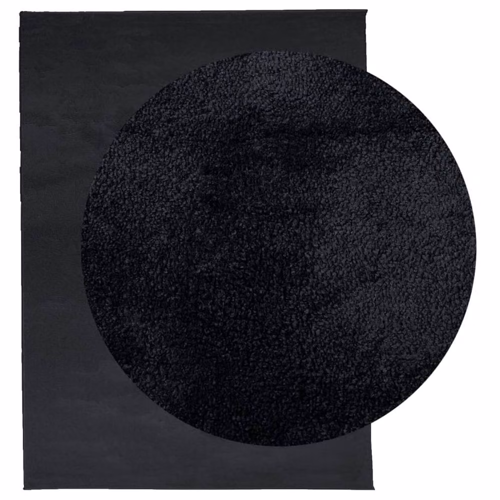 Berkfield Home OVIEDO Short Pile Rug, Black, W: 240 cm, D: 340 cm – 3