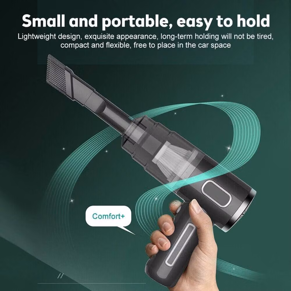 FLAVORA Cordless Handheld Rechargeable Portable Vacuum Cleaner in Black – 2