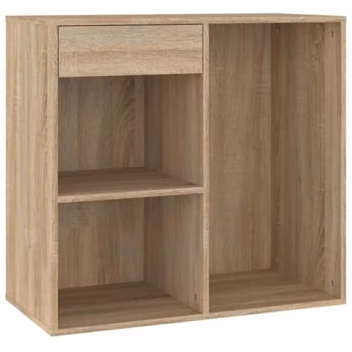vidaXL Cosmetic Cabinet in Sonoma Oak, W: 80 cm, D: 40 cm, H: 75 cm – 1