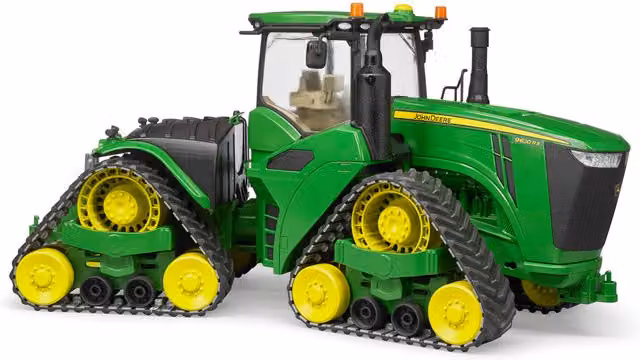Bruder John Deere 9620RX Green 1:16 Scale Construction Vehicle Playset with Track Belts