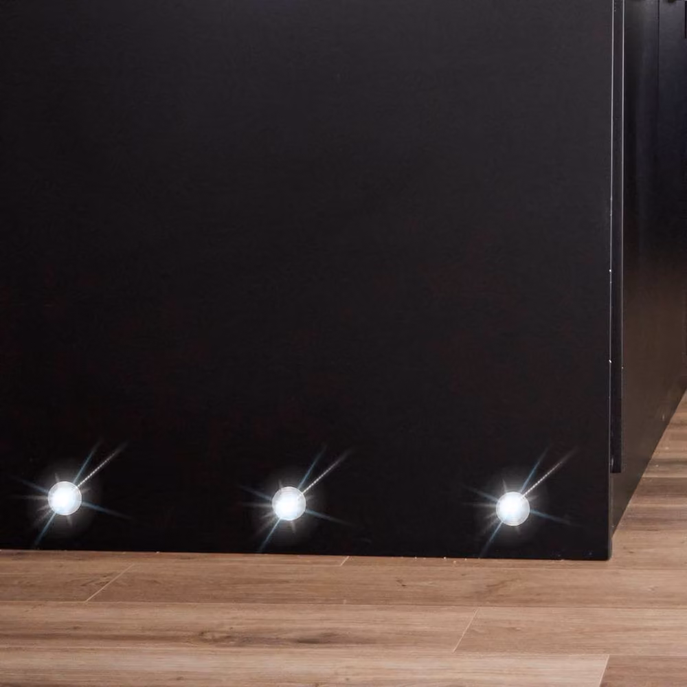 First Choice Lighting Set of 30 Cool White LED Decking Kit, 30mm Stainless Steel, IP67, Silver – 2