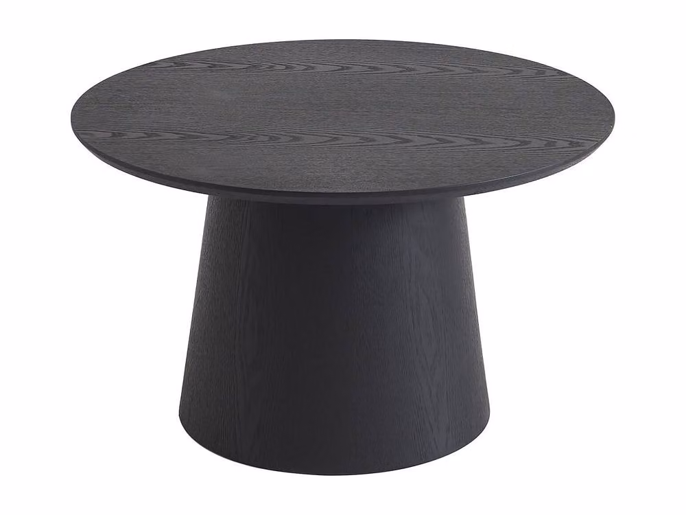 Vente-unique PIARI Oak Veneer Nesting Coffee Tables in Black – 4