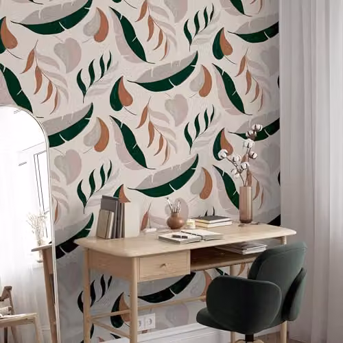 Arthouse Falling Leaves Botanical Floral Wallpaper Roll in Multicolour – 6