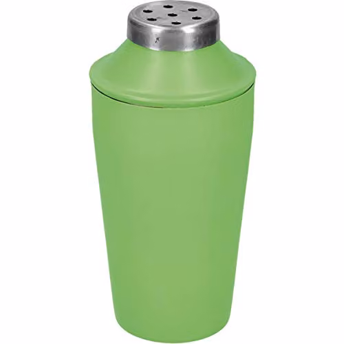 BarCraft Mini Stainless Steel Cocktail Shaker, Green, 300 ml – 2