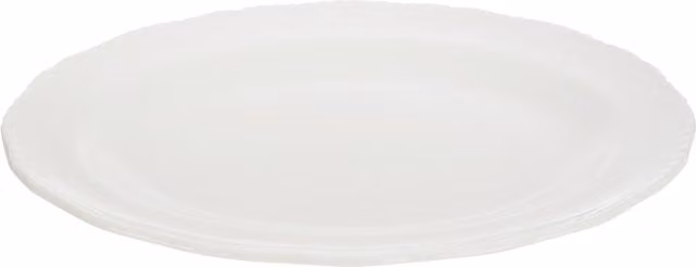 Orsina Embossed White Porcelain Serving Platter