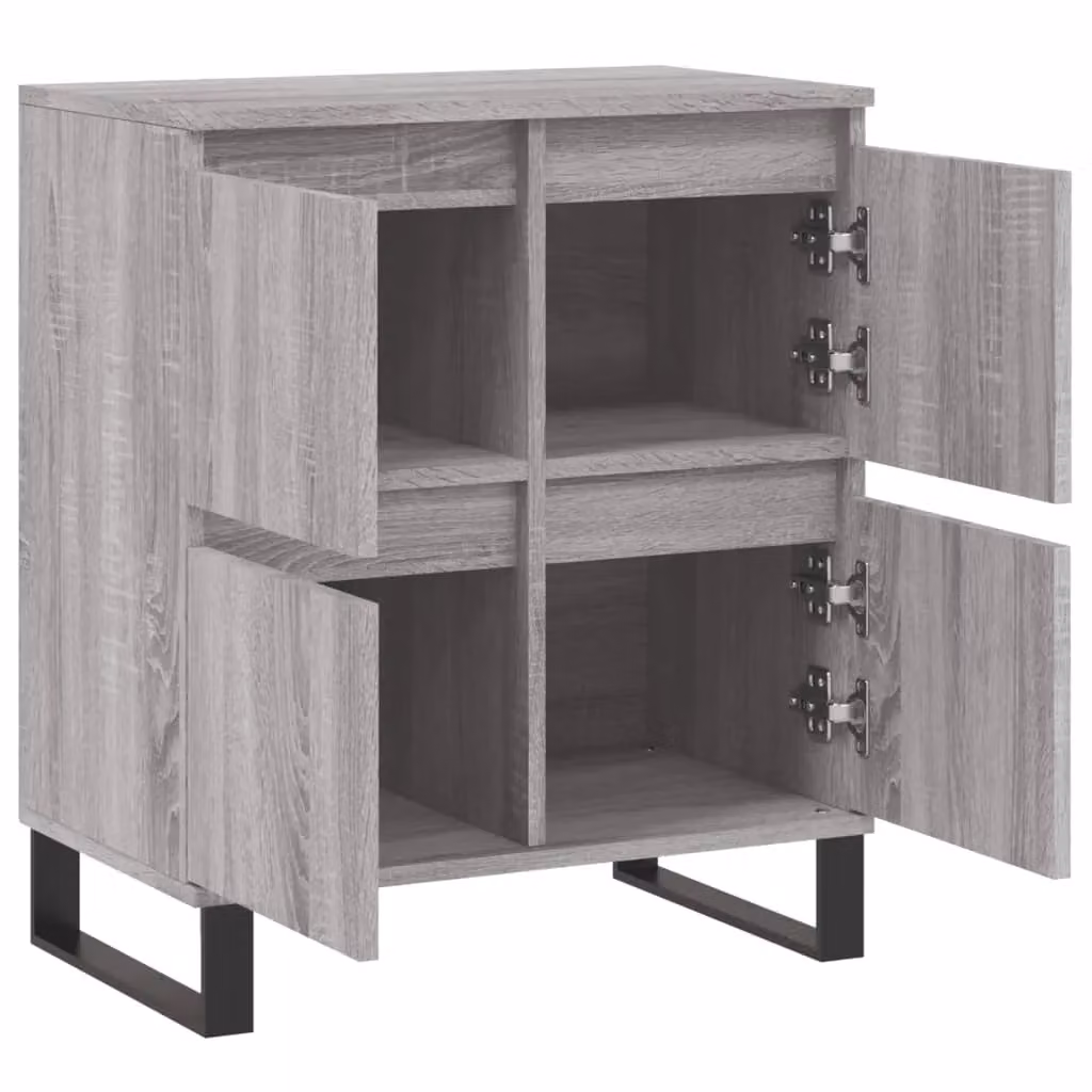 Berkfield Home Grey Sonoma Sideboard in Engineered Wood, W/D/H: 60 x 35 x 70 cm – 3