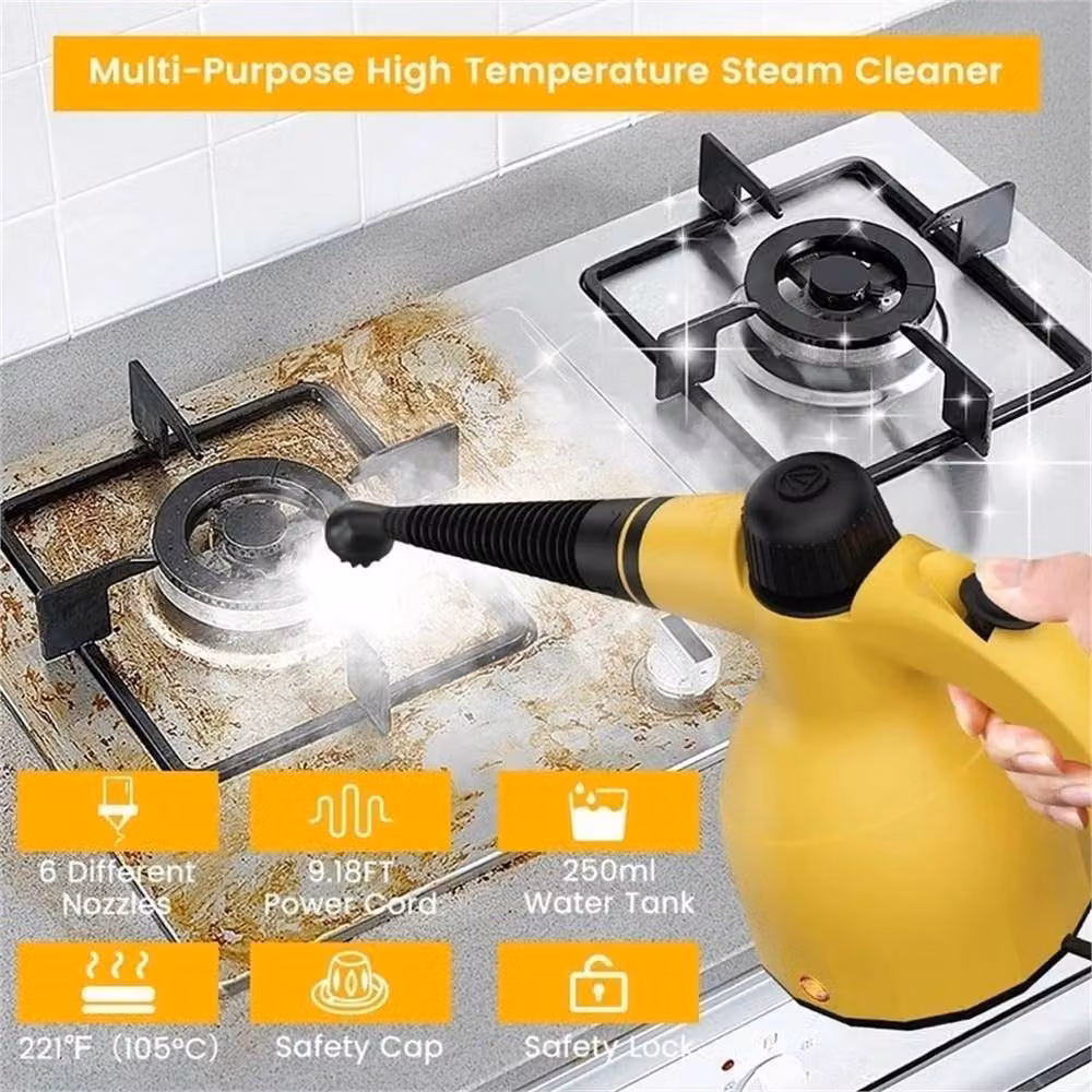Nordara Multi-Purpose Handheld Electric Steam Cleaner in Yellow, W/D/H: 100 x 60 x 60 cm – 2