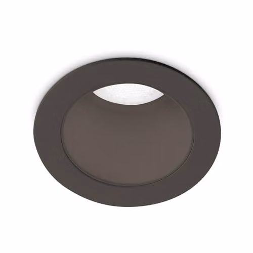 Netlighting Quark 4cm LED Recessed Downlight in Black, 3000K Warm White