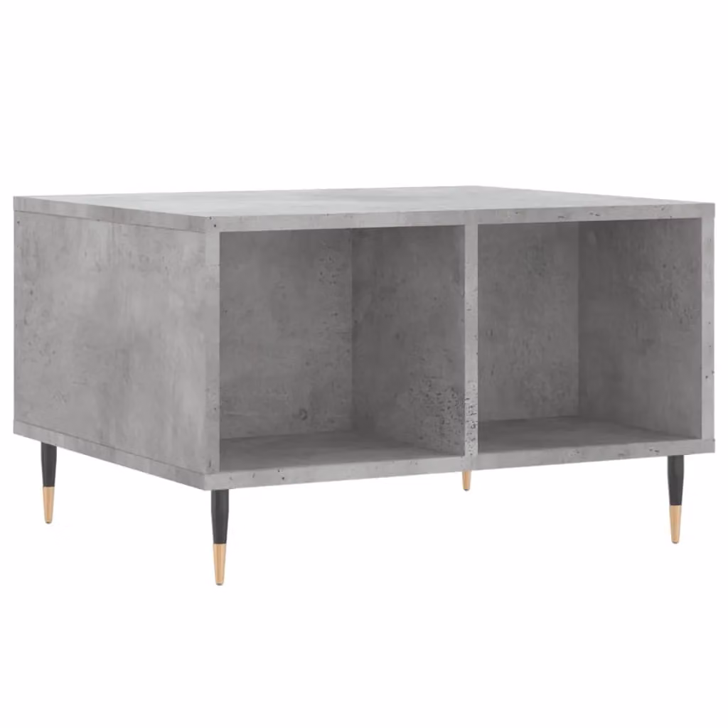 Berkfield Home Modern Grey Coffee Table W: 60 cm, D: 50 cm, H: 36.5 cm – 2