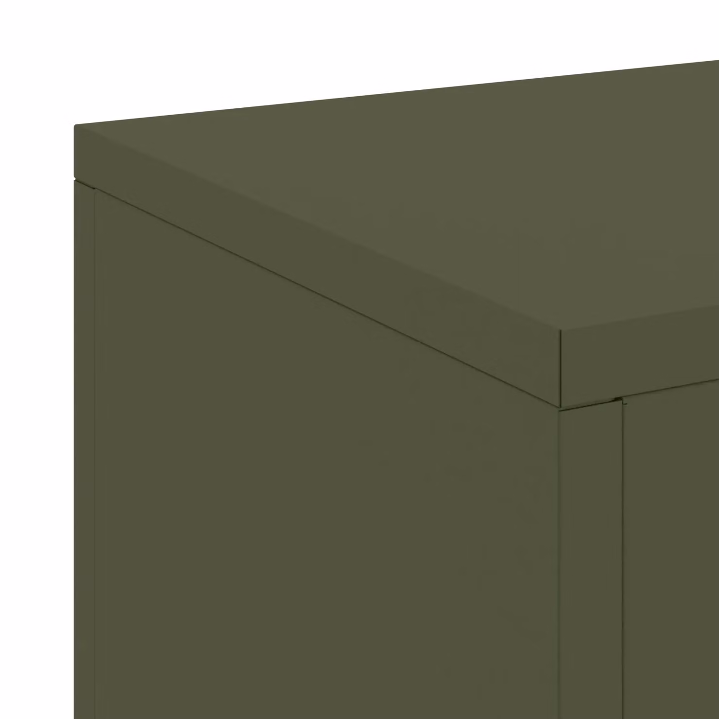 Berkfield Home Outdoor Plant Stand Pillar Set of 2 in Olive Green Steel, W/D/H: 24 x 24 x 75 cm – 5