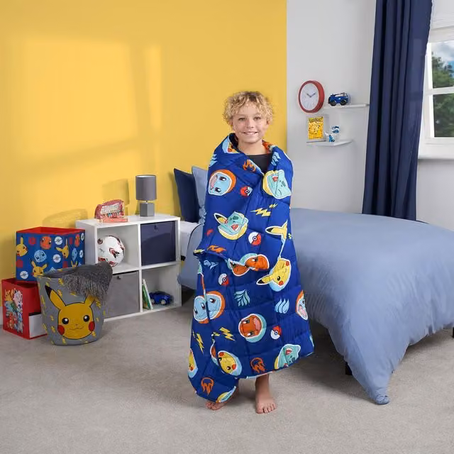 OHS Pokemon Weighted Blanket, 2kg, Blue