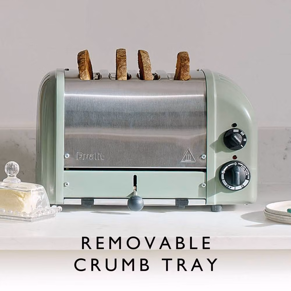 Dualit Classic 4 Slot Toaster with Timer in Green – 3