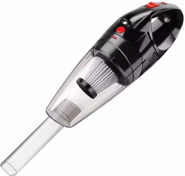 VOGREX 8500PA Cordless Bagless Handheld Car Vacuum in Black