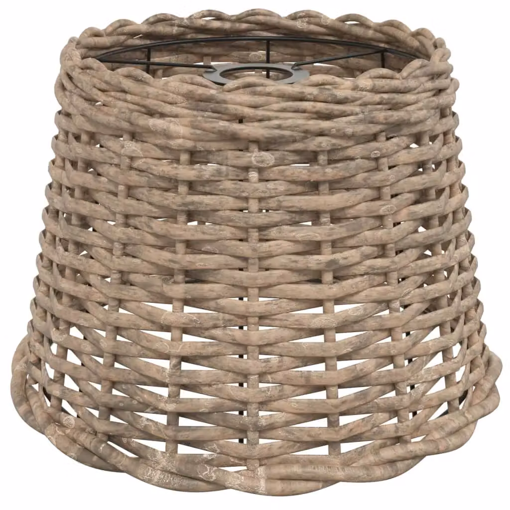 Berkfield Home Brown Wicker Ceiling Lamp Shade, W: 30 cm, H: 20 cm – 2