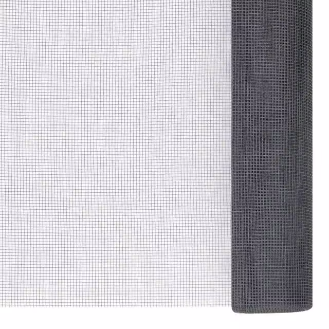 Berkfield Home Grey Fiberglass Mesh Screen, W: 60 cm, H: 2000 cm