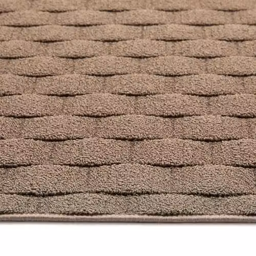 My Mat Basketweave Mink Rectangular Rug, W: 140 cm, L: 200 cm – 3