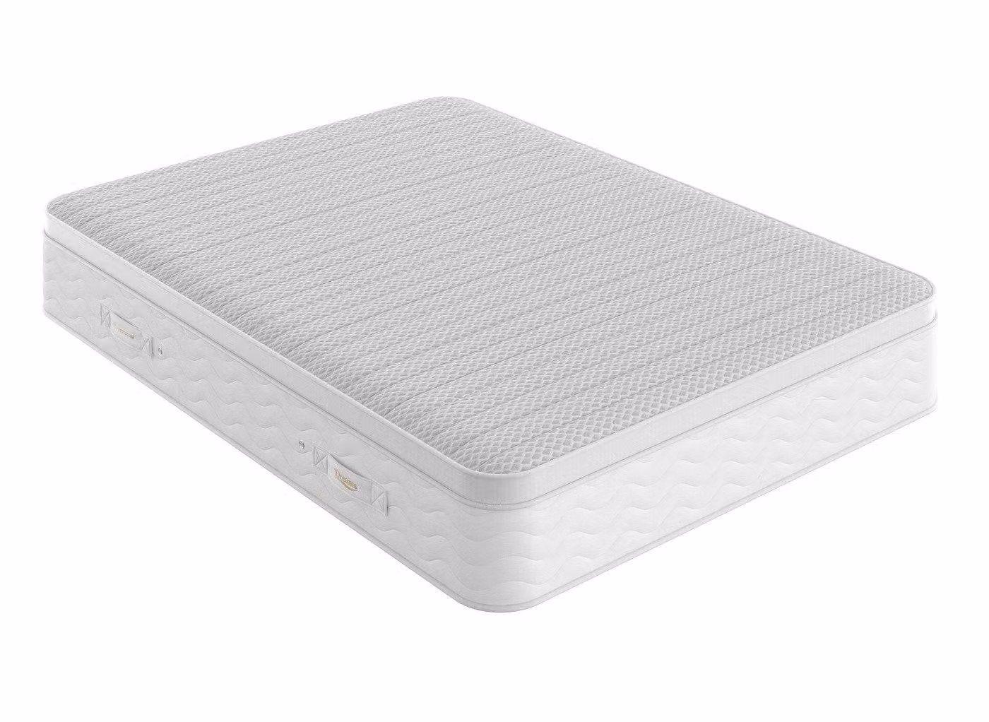 Dream Team Gold Prescot Hybrid Combination Mattress in White with Memory Foam and Temperature Regulation