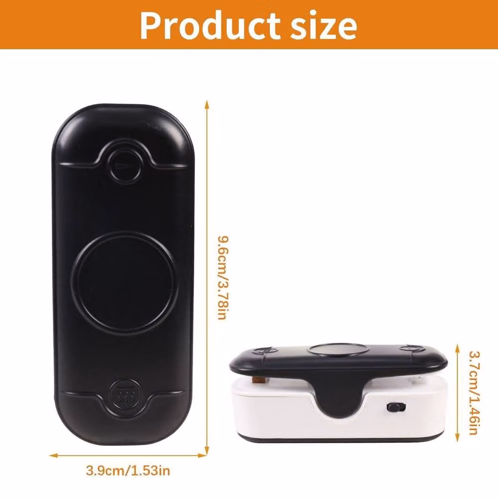 Xample 2 in 1 Handheld Mini Bag Food Heat Sealer and Vacuum Sealer in Black – 2