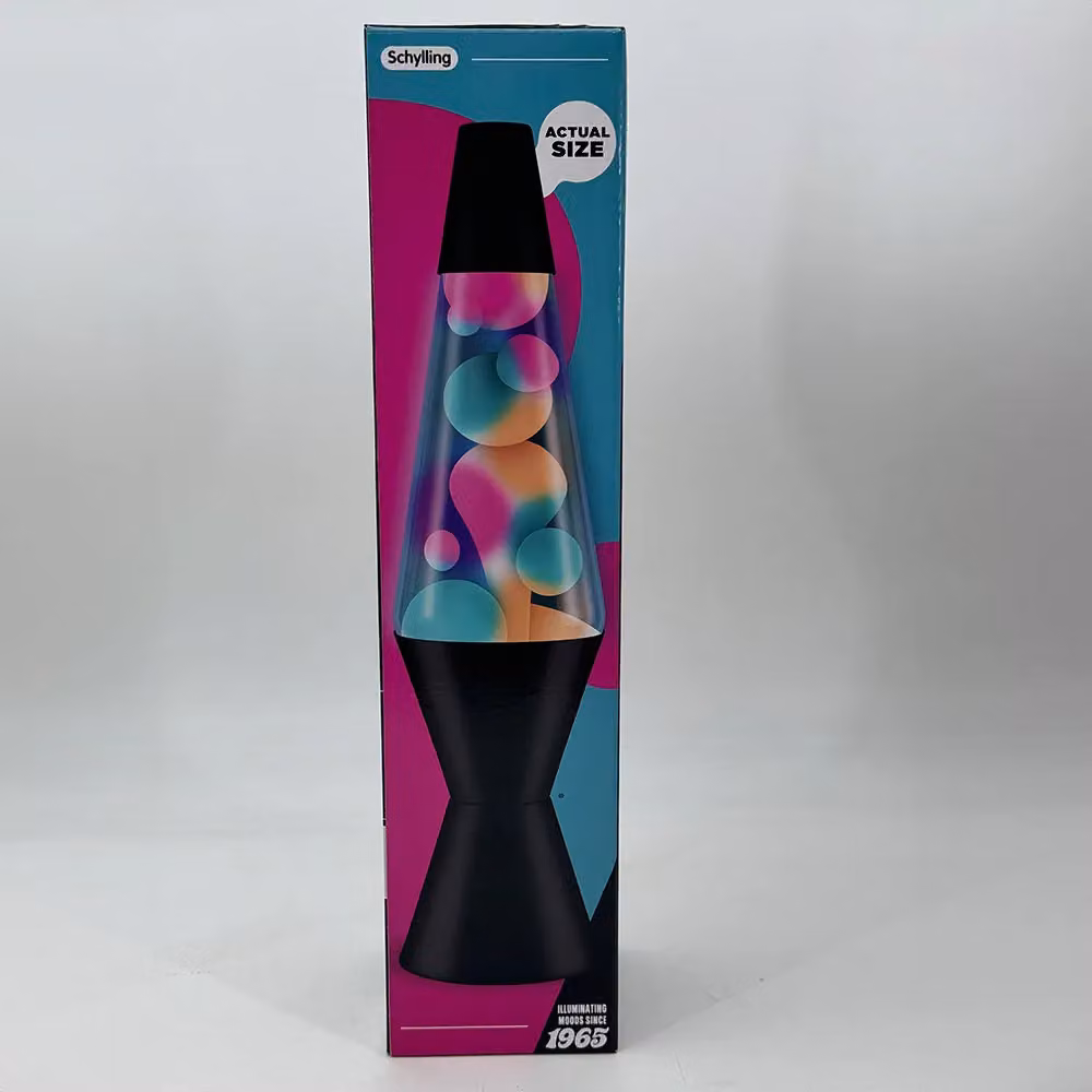 Menkind Schylling Colour-Changing Graffiti Swirl Lava Lamp in Black and Multicolour – 3