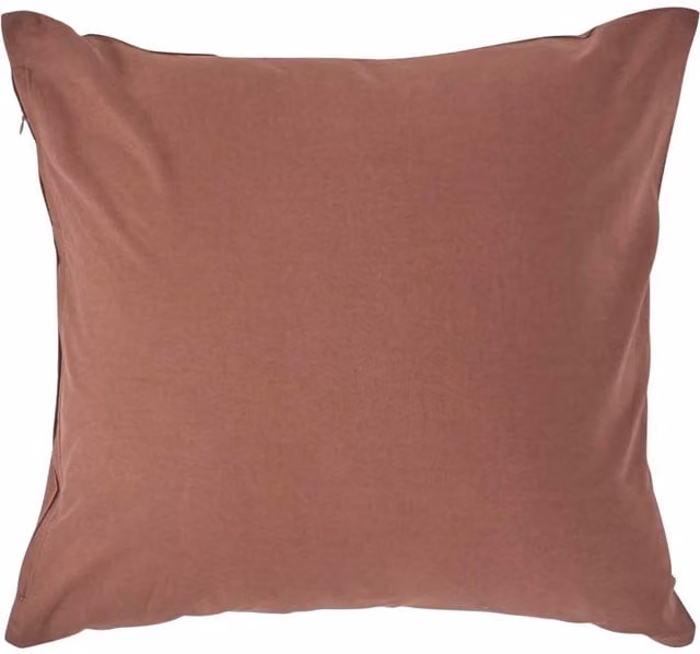 Homescapes 200 Thread Count Egyptian Cotton Percale Housewife Pillowcase, Brown, W: 40 cm