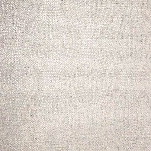 Arthouse Calico Spot Dots Neutral Metallic Embossed Textured Silver Vinyl Wallpaper