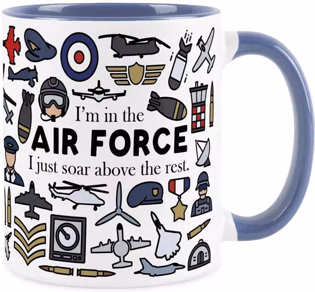 Purely Home Ceramic Mug in Air Force Blue