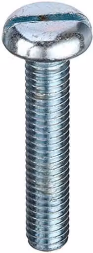 Unifix Slotted Pan Head Machine Screws, Silver, M5 x 25 mm