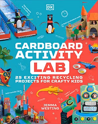 DK Cardboard Activity Lab: 25 Exciting Recycling Projects for Crafty Kids, Multicolour