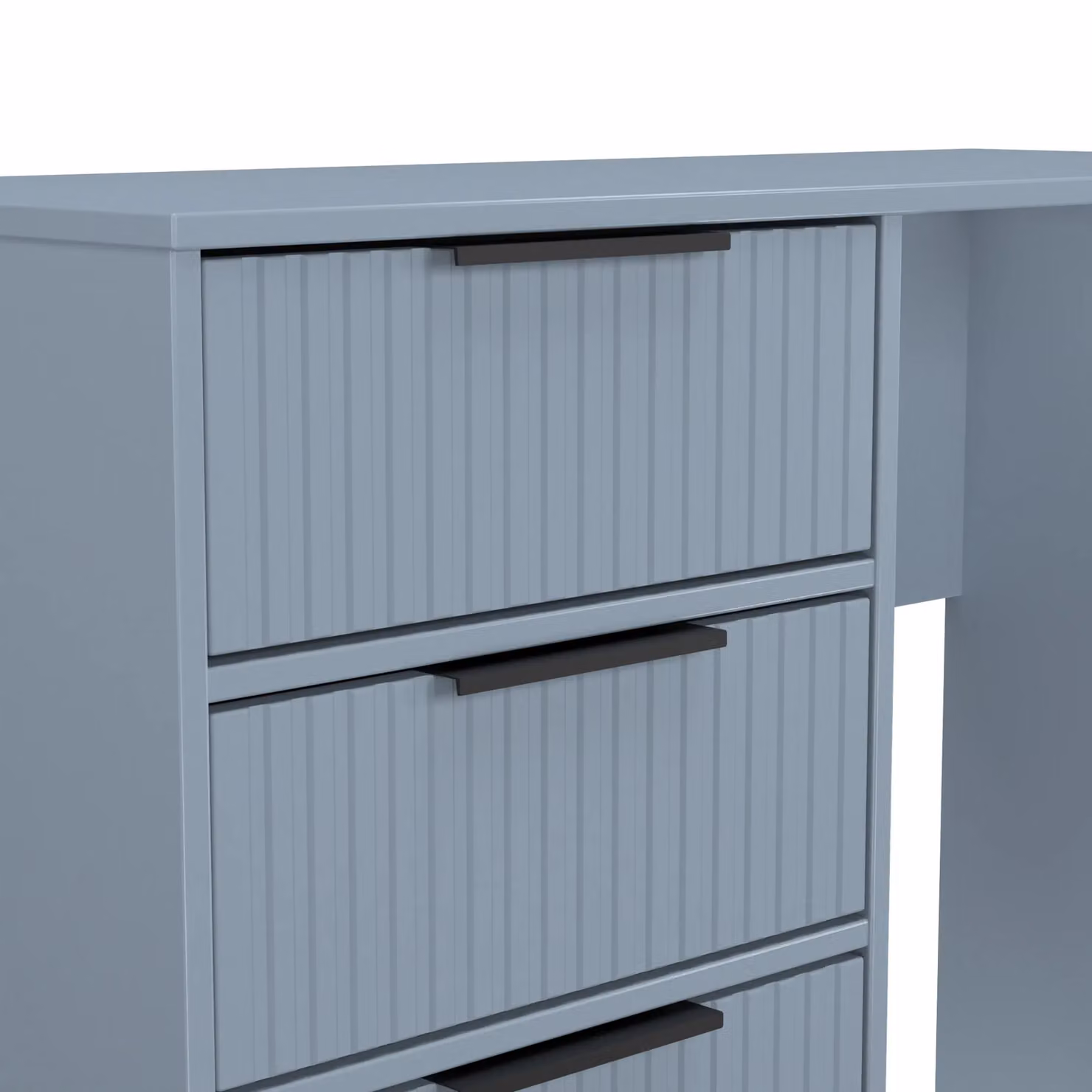 Ready Assembled 2 U Menai 4 Drawer Vanity in Light Blue – 3