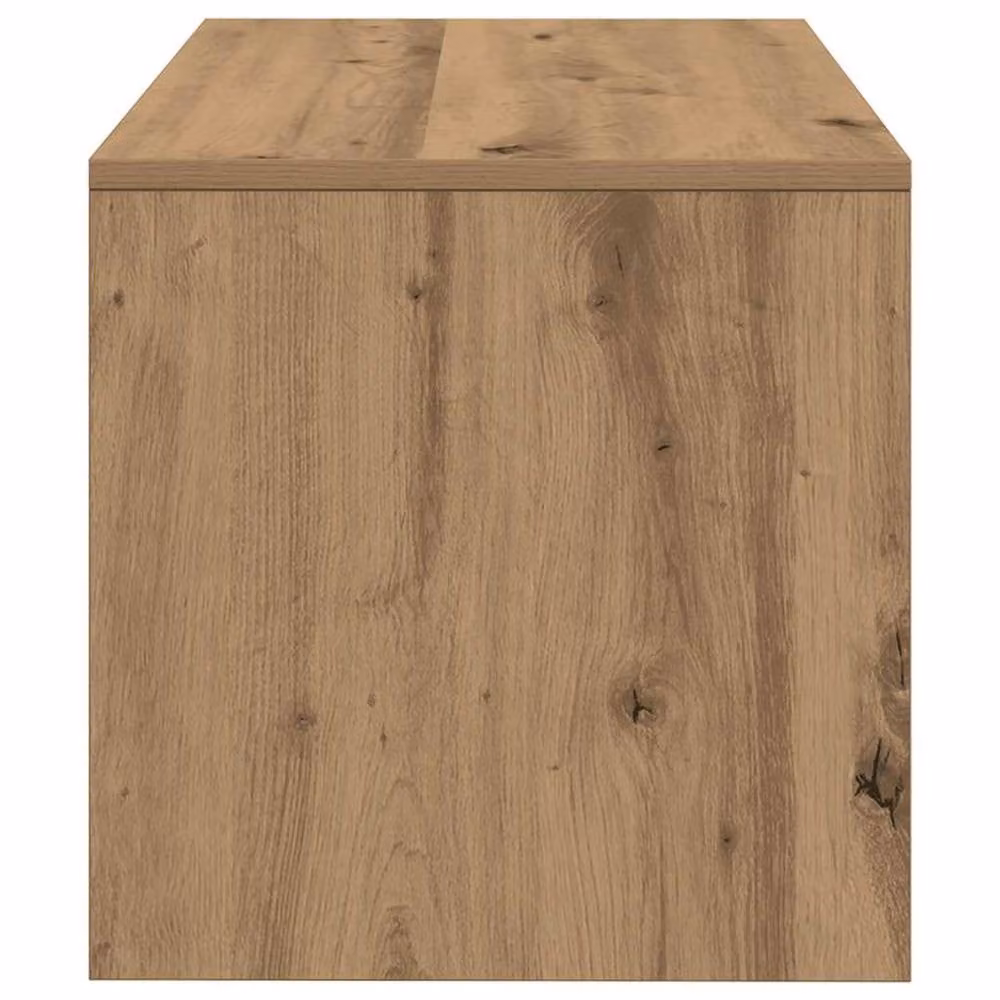 Berkfield Home Artisan Oak TV Cabinet in Brown, W/D/H: 80 x 40 x 40 cm – 4