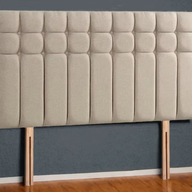Divan Base Direct Amalfi Strutted Upholstered 3FT Headboard in Neutral Beige