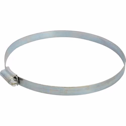 Faithfull Silver Galvanised Steel Hose Clips 120-150mm