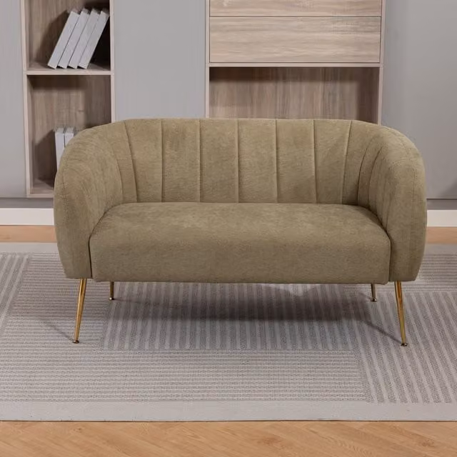 Artemis Home Stanton 2 Seat Upholstered Fabric Sofa in Green