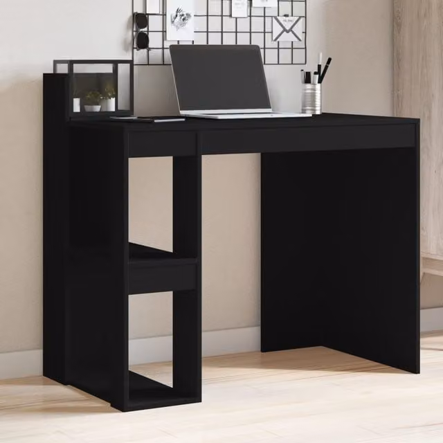 Berkfield Modern Home Office Desk in Black, W/D/H: 103.5 x 56.5 x 94 cm – 1
