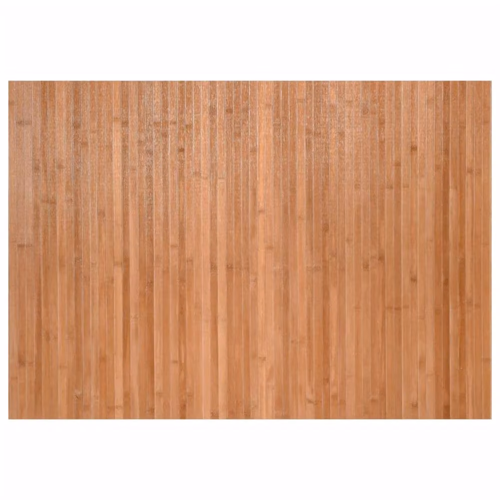 Berkfield Home Rectangular Nature Rug in Brown, Bamboo and Polypropylene, W: 70 cm, L: 200 cm – 2