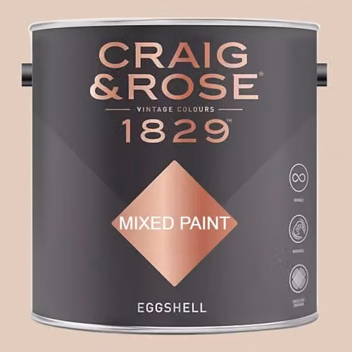 Craig & Rose 1829 Paint Stop Eggshell Dried Plaster Paint, 2.5 l